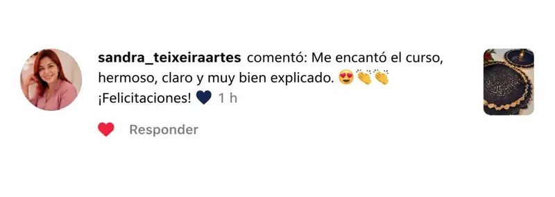 Comentario de alumna